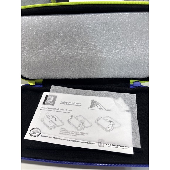 Nintendo Switch Case Splatoon 3 Edition New In Box Missing Screen‎ Protector - Picture 8 of 14